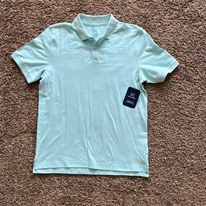 George Light Teal Men’s Polo Shirt size M -NWT